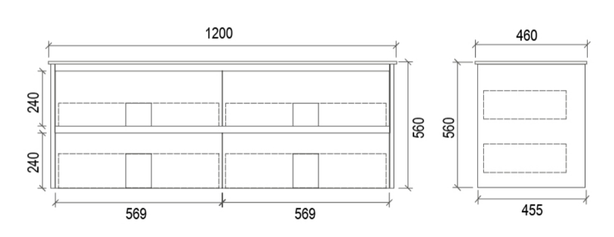 ZETLAND Wall Hung Vanity