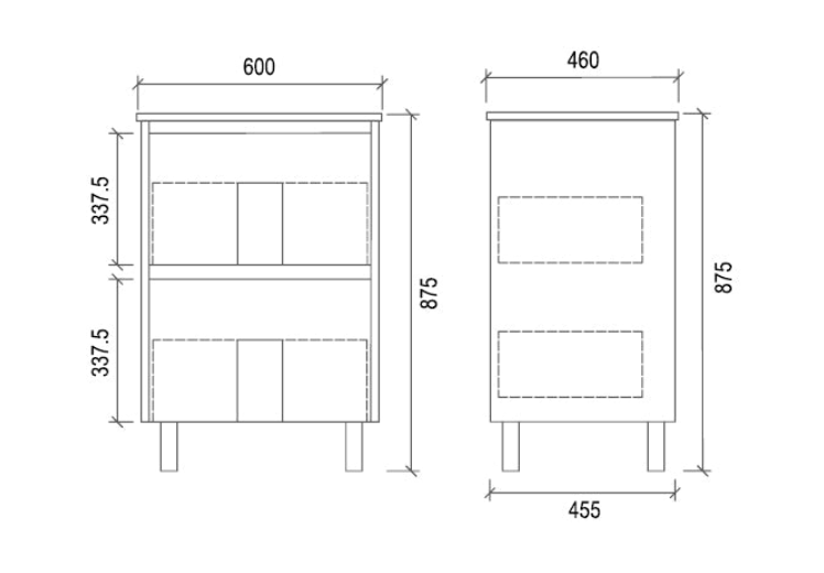 ZETLAND Floor Standing Vanity